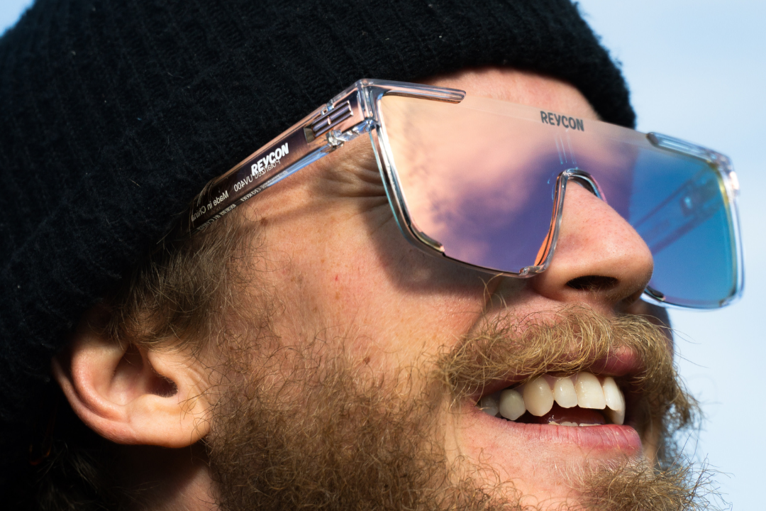 Lunettes de soleil Thrill Rush Reycon rose transparent